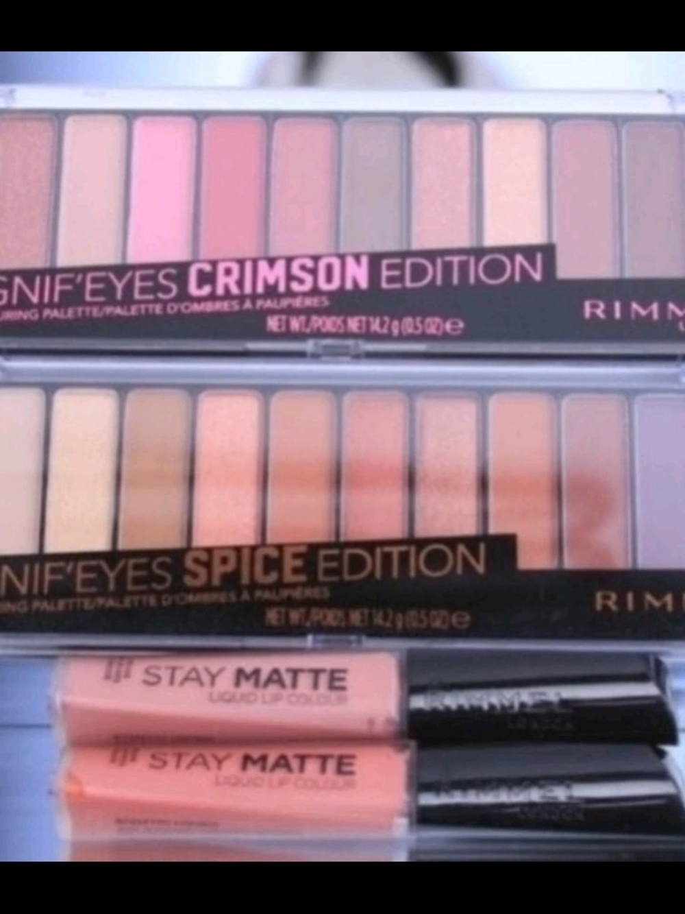 Rimmel London - 2 Eyeshadow Pallets With 2 Matching Lip Gloss - 4 Piece Set